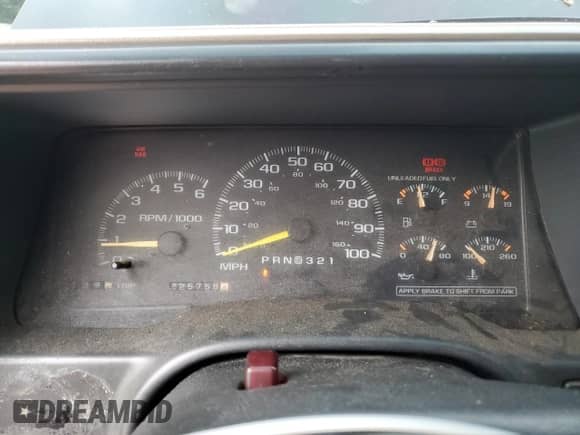 1997 GMC Sierra 1500 with VIN 1GTEK19R4VE502673, listed as a Copart auction lot 63619335 with 225,758 mi miles and Salvage title. Bid and sale history available at DreamBid. Image 9.