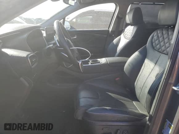 2021 Hyundai Santa Fe Limited with VIN KM8S5DA12MU009995, listed as a Copart auction lot 75849194 with Not provided miles and Salvage title. Bid and sale history available at DreamBid. Image 7.