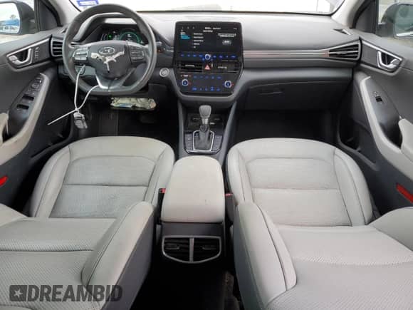 2021 Hyundai Ioniq Limited with VIN KMHC05LC2MU255047, listed as a Copart auction lot 44165295 with 46,826 mi miles and Salvage title. Bid and sale history available at DreamBid. Image 8.