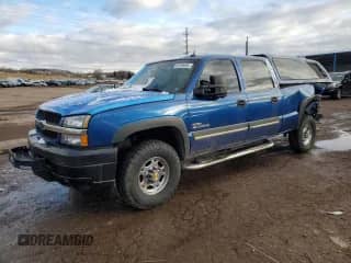 2003 Chevrolet Silverado 2500HD LS with VIN 1GCHK23193F121916, listed as a Copart auction lot 82589694 with 280,708 mi miles and Salvage title. Bid and sale history available at DreamBid. Image 1.