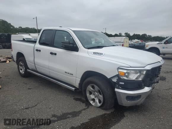 2023 Ram 1500 Big Horn with VIN 1C6SRFBT8PN535560, listed as a Copart auction lot 67933905 with 50,488 mi miles and Non repairable. Bid and sale history available at DreamBid. Image 4.