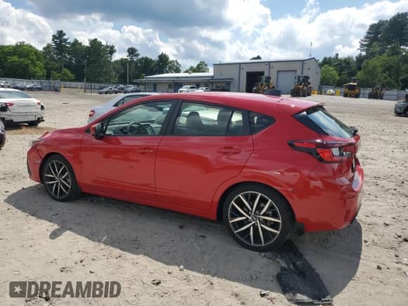 2024 Subaru Impreza Special Sports z VIN JF1GUAFC9R8340472, wystawiony jako Copart lot #63706335 z przebiegiem 7 115 mil mil oraz Szkoda całkowita • Salvage title. Historia ofert i sprzedaży dostępna na DreamBid. Obrazek 2.