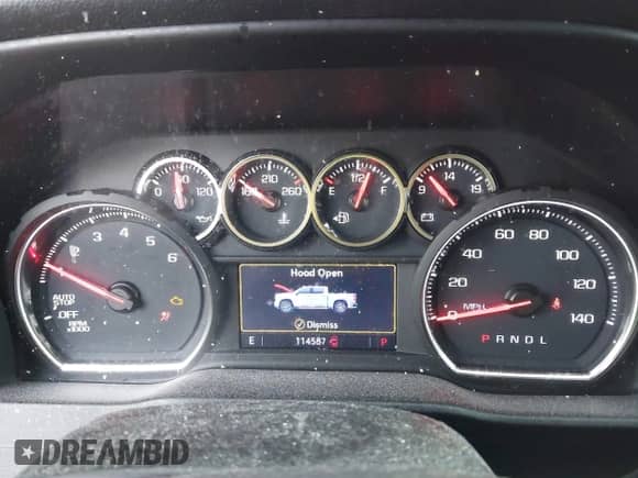 2019 Chevrolet Silverado 1500 RST z VIN 1GCPWDED1KZ114698, wystawiony jako IAAI lot #42146585 z przebiegiem 114 587 mil mil oraz . Historia ofert i sprzedaży dostępna na DreamBid. Obrazek 7.