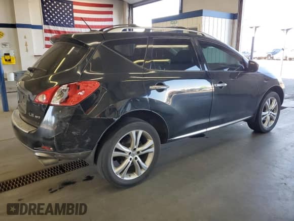 2010 Nissan Murano SL with VIN JN8AZ1MW4AW135838, listed as a Copart auction lot 82176995 with 210,167 mi miles and Salvage title. Bid and sale history available at DreamBid. Image 3.