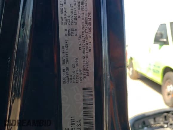 2021 Jeep Wrangler Unlimited Sahara High Altitude with VIN 1C4HJXEG9MW518111, listed as a Copart auction lot 70733274 with 54,947 mi miles and Salvage title. Bid and sale history available at DreamBid. Image 14.