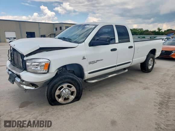 2006 Dodge 2500 SLT with VIN 1D7KS28C46J214513, listed as a Copart auction lot 67748315 with 254,334 mi miles and Salvage title. Bid and sale history available at DreamBid. Image 1.