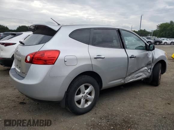 2010 Nissan Rogue S with VIN JN8AS5MV0AW109658, listed as a Copart auction lot 70483405 with 105,308 mi miles and Salvage title. Bid and sale history available at DreamBid. Image 3.