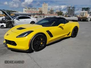 2016 Chevrolet Corvette Z06 3LZ z VIN 1G1YU3D61G5612818, wystawiony jako Copart lot #74595623 z przebiegiem 19 813 mil mil oraz . Historia ofert i sprzedaży dostępna na DreamBid. Obrazek 1.