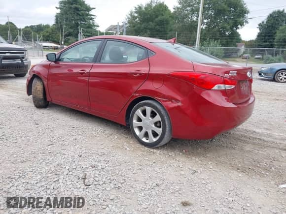 2012 Hyundai Elantra Limited z VIN KMHDH4AE2CU362545, wystawiony jako IAAI lot #42922642 z przebiegiem 132 967 mil mil oraz . Historia ofert i sprzedaży dostępna na DreamBid. Obrazek 3.