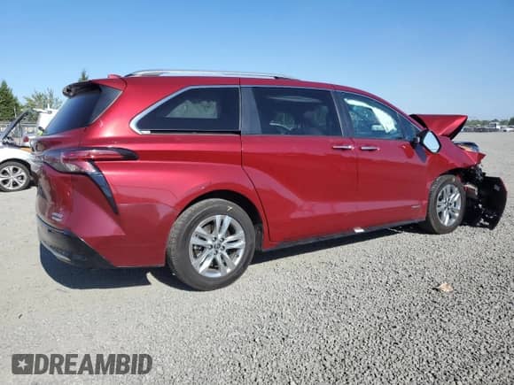 2021 Toyota Sienna Limited z VIN 5TDZSKFC3MS032524, wystawiony jako Copart lot #66026355 z przebiegiem 47 906 mil mil oraz Szkoda całkowita • Salvage title. Historia ofert i sprzedaży dostępna na DreamBid. Obrazek 3.