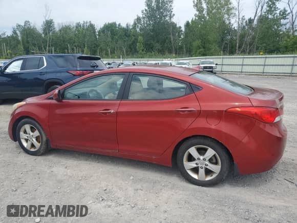 2013 Hyundai Elantra GLS with VIN KMHDH4AE3DU766584, listed as a Copart auction lot 63911625 with 118,823 mi miles and Clean title. Bid and sale history available at DreamBid. Image 2.