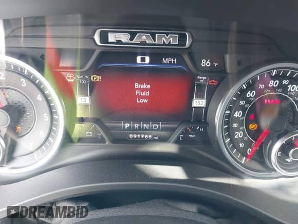 2020 Ram 1500 Lone Star with VIN 1C6SRFFT0LN361097, listed as a IAAI auction lot 42605099 with 91,766 mi miles and . Bid and sale history available at DreamBid. Image 7.