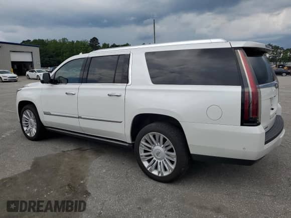 2020 Cadillac Escalade ESV Platinum with VIN 1GYS4KKJ2LR111688, listed as a Copart auction lot 56800765 with 78,146 mi miles and Salvage title. Bid and sale history available at DreamBid. Image 2.