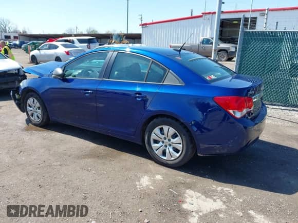 2013 Chevrolet Cruze LS with VIN 1G1PA5SH0D7162020, listed as a IAAI auction lot 41975998 with 120,848 mi miles and . Bid and sale history available at DreamBid. Image 3.