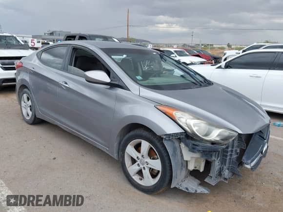 2013 Hyundai Elantra GLS with VIN KMHDH4AE9DU786497, listed as a IAAI auction lot 43254237 with 205,970 mi miles and . Bid and sale history available at DreamBid. Image 1.