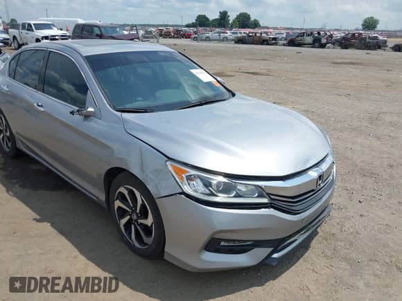 2017 Honda Accord EX-L with VIN 1HGCR3F89HA039761, listed as a IAAI auction lot 42760332 with 133,581 mi miles and . Bid and sale history available at DreamBid. Image 6.
