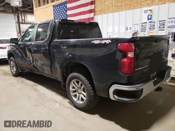 2022 Chevrolet Silverado 1500 LT with VIN 1GCPYJEK2NZ159225, listed as a Copart auction lot 69325455 with 69,750 mi miles and Salvage title. Bid and sale history available at DreamBid. Image 2.