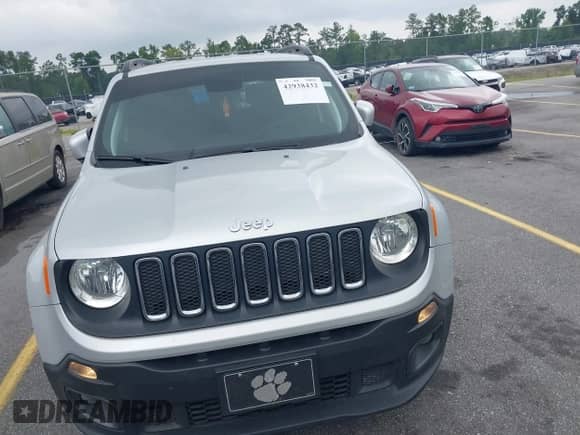 2018 Jeep Renegade Latitude with VIN ZACCJABB5JPH38323, listed as a IAAI auction lot 42938432 with 67,697 mi miles and . Bid and sale history available at DreamBid. Image 12.