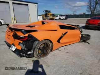 2022 Chevrolet Corvette 3LT z VIN 1G1YC3D47N5101211, wystawiony jako Copart lot #45196993 z przebiegiem 2 165 mil mil oraz . Historia ofert i sprzedaży dostępna na DreamBid. Obrazek 3.