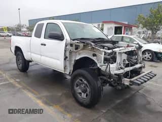 2019 Toyota Tacoma SR with VIN 5TFSX5EN7KX065590, listed as a IAAI auction lot 43526947 with 90,082 mi miles and . Bid and sale history available at DreamBid. Image 1.