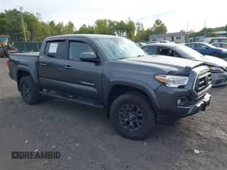 2021 Toyota Tacoma SR with VIN 3TMCZ5AN7MM383352, listed as a IAAI auction lot 43246296 with 44,937 mi miles and . Bid and sale history available at DreamBid. Image 1.