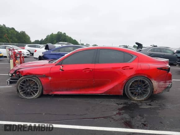 2023 Lexus IS 500 F Sport Performance Premium z VIN JTHAP1D25P5004199, wystawiony jako IAAI lot #42940556 z przebiegiem 26 389 mil mil oraz . Historia ofert i sprzedaży dostępna na DreamBid. Obrazek 13.