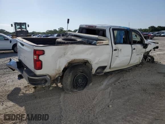2023 Chevrolet Silverado 2500HD Work Truck with VIN 1GC1YLE71PF138657, listed as a Copart auction lot 68417804 with Not provided miles and Salvage title. Bid and sale history available at DreamBid. Image 3.