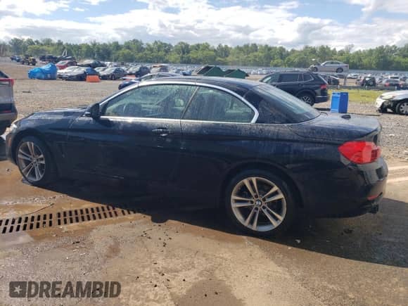 2016 BMW 4 Series 428i xDrive with VIN WBA3T1C52G5F38830, listed as a Copart auction lot 58044984 with 90,193 mi miles and Salvage title. Bid and sale history available at DreamBid. Image 2.