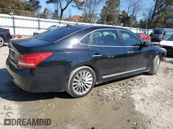 2014 Hyundai Equus Ultimate z VIN KMHGH4JH1EU089995, wystawiony jako Copart lot #46342265 z przebiegiem 121 087 mil mil oraz Szkoda całkowita • Salvage title. Historia ofert i sprzedaży dostępna na DreamBid. Obrazek 3.