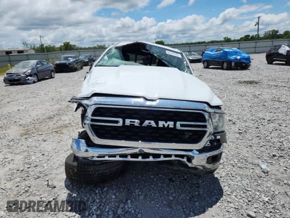 2023 Ram 1500 Big Horn with VIN 1C6SRFBT8PN557588, listed as a Copart auction lot 64599985 with 51,295 mi miles and Salvage title. Bid and sale history available at DreamBid. Image 5.