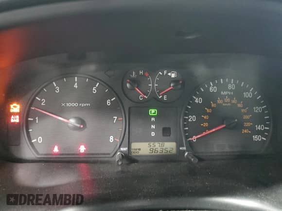 2004 Hyundai Sonata GLS with VIN KMHWF35H74A065531, listed as a Copart auction lot 58972164 with 96,352 mi miles and Salvage title. Bid and sale history available at DreamBid. Image 9.