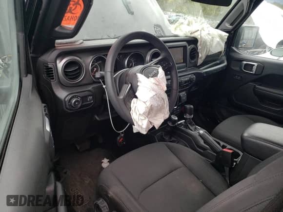 2023 Jeep Wrangler Willys with VIN 1C4HJXDG5PW507791, listed as a Copart auction lot 86446345 with 72,982 mi miles and Salvage title. Bid and sale history available at DreamBid. Image 8.