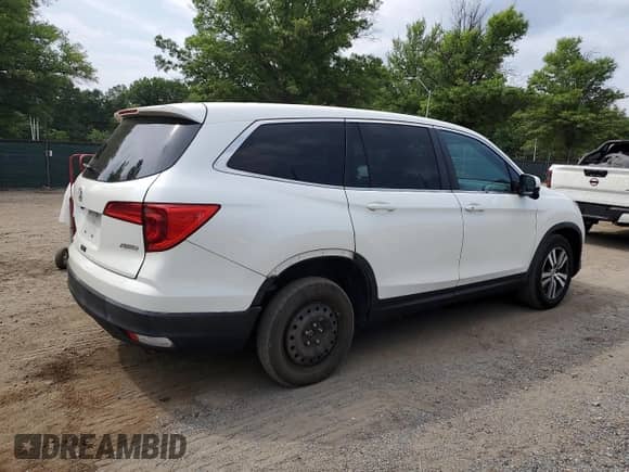 2018 Honda Pilot EX-L z VIN 5FNYF6H88JB032745, wystawiony jako Copart lot #59541055 z przebiegiem 95 341 mil mil oraz Szkoda całkowita • Salvage title. Historia ofert i sprzedaży dostępna na DreamBid. Obrazek 3.