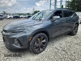 2019 Chevrolet Blazer RS с VIN 3GNKBJRSXKS634299, выставлен на аукционе Copart как лот 65094425 с пробегом Не указан миль и Списание • Salvage title. История ставок и продаж доступна на DreamBid. Изображение 1.
