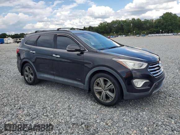 2015 Hyundai Santa Fe Limited with VIN KM8SN4HF8FU110950, listed as a Copart auction lot 68729555 with 192,822 mi miles and Clean title. Bid and sale history available at DreamBid. Image 4.