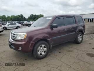 2010 Honda Pilot LX with VIN 5FNYF3H20AB001676, listed as a Copart auction lot 62938555 with 140,370 mi miles and Salvage title. Bid and sale history available at DreamBid. Image 1.
