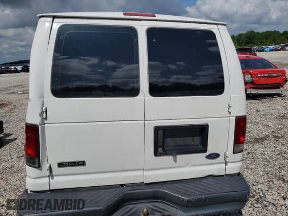 2008 Ford Econoline Cargo Commercial with VIN 1FTNE14W58DB57586, listed as a Copart auction lot 62695615 with Not provided miles and Salvage title. Bid and sale history available at DreamBid. Image 6.