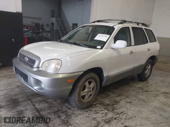 2004 Hyundai Santa Fe GLS with VIN KM8SC13E44U797943, listed as a IAAI auction lot 41731356 with 184,139 mi miles and . Bid and sale history available at DreamBid. Image 2.