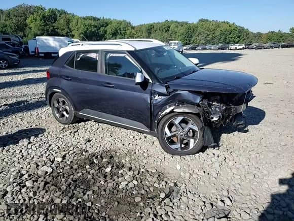 2023 Hyundai Venue Limited with VIN KMHRC8A38PU213007, listed as a Copart auction lot 70346504 with 47,435 mi miles and Salvage title. Bid and sale history available at DreamBid. Image 12.