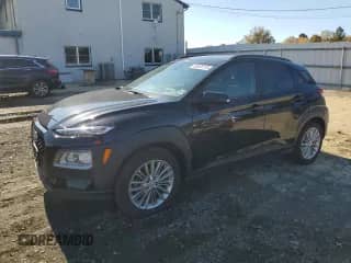 2021 Hyundai Kona SEL with VIN KM8K22AAXMU741868, listed as a Copart auction lot 89535715 with 19,312 mi miles and Salvage title. Bid and sale history available at DreamBid. Image 1.