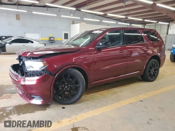 2020 Dodge Durango GT with VIN 1C4RDHDG3LC223248, listed as a Copart auction lot 60364965 with 72,057 mi miles and Salvage title. Bid and sale history available at DreamBid. Image 1.