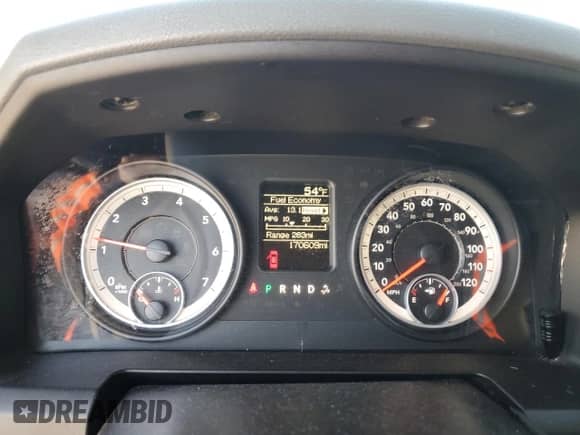 2013 Ram 1500 Tradesman z VIN 1C6RR6KT3DS575931, wystawiony jako Copart lot #87257884 z przebiegiem 170 609 mil mil oraz Szkoda całkowita • Salvage title. Historia ofert i sprzedaży dostępna na DreamBid. Obrazek 9.