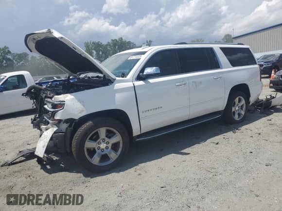 2018 Chevrolet Suburban Premier с VIN 1GNSKJKC1JR206187, выставлен на аукционе Copart как лот 61774325 с пробегом 91 122 миль миль и Списание • Salvage title. История ставок и продаж доступна на DreamBid. Изображение 1.