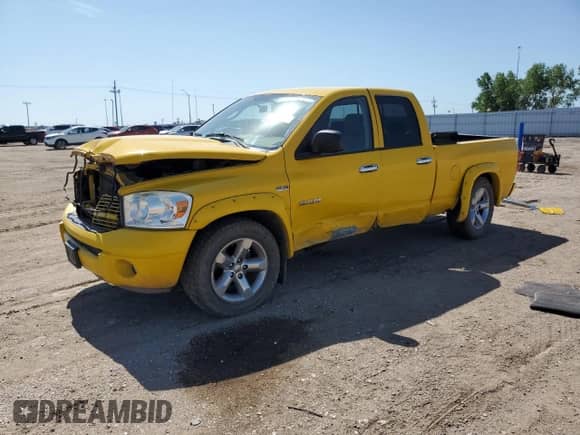 2008 Dodge 1500 SLT z VIN 1D7HU18298S531450, wystawiony jako Copart lot #63090655 z przebiegiem 146 020 mil mil oraz Szkoda całkowita • Salvage title. Historia ofert i sprzedaży dostępna na DreamBid. Obrazek 1.