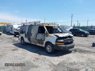 2019 Chevrolet Express Cargo с VIN 1GCWGBFP3K1165222, выставлен на аукционе IAAI как лот 42241612 с пробегом Не указан миль и . История ставок и продаж доступна на DreamBid. Изображение 1.