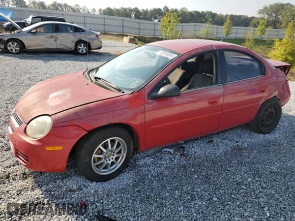 2005 Dodge Neon SXT with VIN 1B3ES56C55D146944, listed as a Copart auction lot 72910514 with 189,906 mi miles and Salvage title. Bid and sale history available at DreamBid. Image 1.