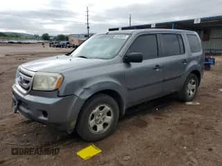 2009 Honda Pilot LX with VIN 5FNYF38289B010525, listed as a Copart auction lot 58200875 with 177,720 mi miles and Salvage title. Bid and sale history available at DreamBid. Image 1.
