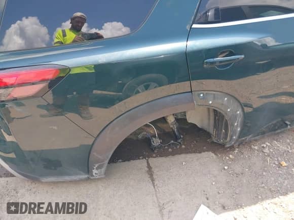 2023 Nissan Pathfinder SL with VIN 5N1DR3CA5PC224382, listed as a IAAI auction lot 42877020 with 51,425 mi miles and . Bid and sale history available at DreamBid. Image 22.