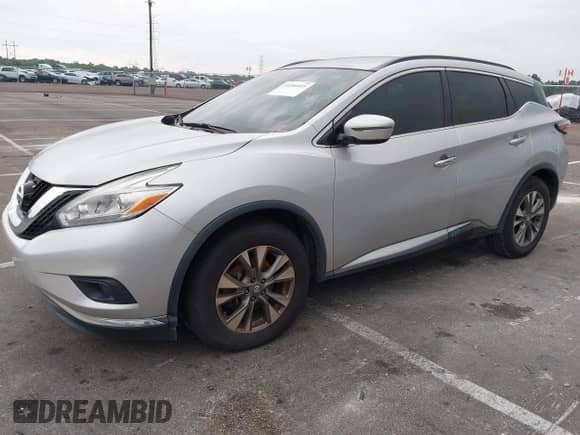 2017 Nissan Murano S with VIN 5N1AZ2MG4HN122884, listed as a IAAI auction lot 43286895 with 180,613 mi miles and . Bid and sale history available at DreamBid. Image 2.