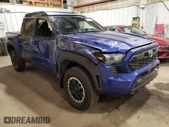 2024 Toyota Tacoma SR5 with VIN 3TMLB5JN1RM002946, listed as a Copart auction lot 68039525 with 21,113 mi miles and Salvage title. Bid and sale history available at DreamBid. Image 4.